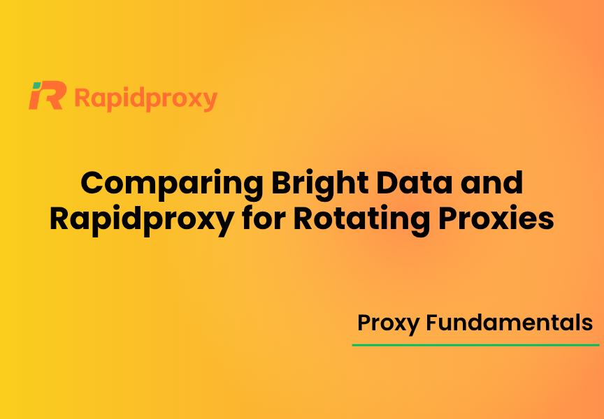 Comparing Bright Data and Rapidproxy for Rotating Proxies