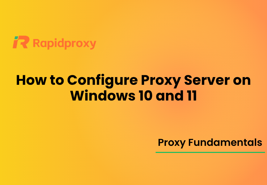 How to Configure Proxy Server on Windows 10 and 11