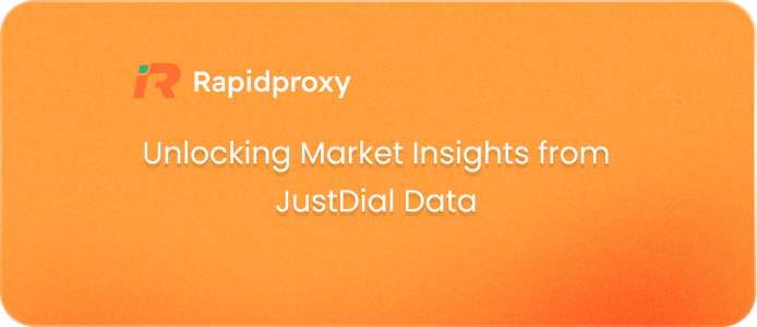 Unlocking Market Insights from JustDial Data